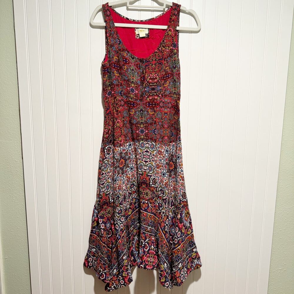 Anthropologie Maeve Violette Midi Dress Size 4 - Picture 2 of 7